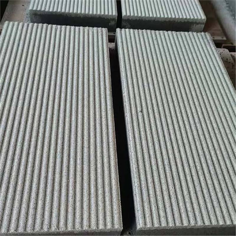 河南平顶山水泥拉丝条纹砖 拉毛砖 芝麻灰水泥 PC砖 条纹砖 拉丝