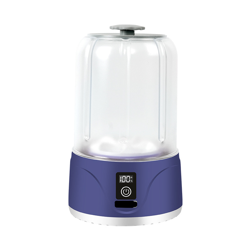 보라색 뚜껑이 있는 업그레이드된 컵 본체