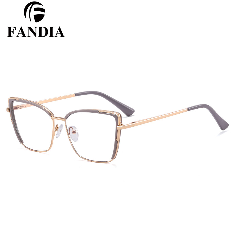 82177 nuevo comercio exterior transfronterizo brasileño venta caliente doble marco de gafas de color fuente de fábrica puede equiparse con gafas de miopía mujer image 4