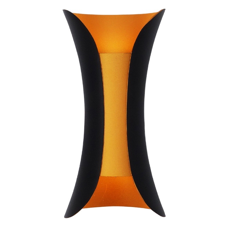 LED lámpara de pared impermeable al aire libre pared del hotel lámpara de pared exterior de doble cabeza poste de la puerta balcón doble cabeza pequeña cintura lámpara de pared al por mayor