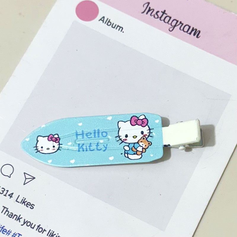 卡通猫咪铲子发夹趣味可爱甜美少女心百搭鸭嘴夹学生刘海碎发夹|undefined