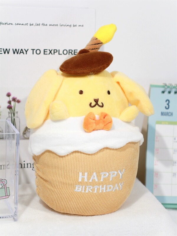 日本の歌う漫画ぬいぐるみ誕生日ケーキかわいいおもちゃ学生子供のギフトの装飾品|undefined