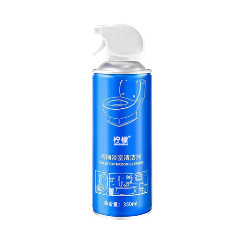 Lemon toilet bowl cleaner, sterilization, cleaning, odor removal, descaling, yellowing foam, deodorization, multifunctional bathroom cleaner