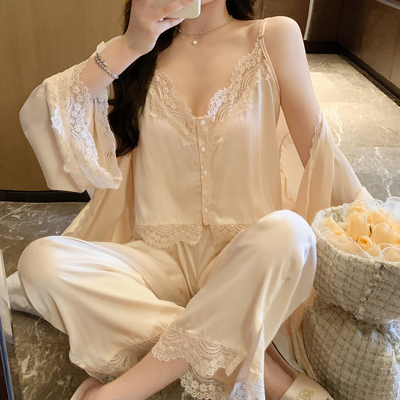 Silk sexy autumn pijama