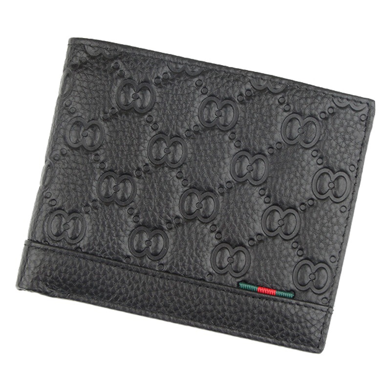 Hot high-end men's leather wallet a generation of men's short money clip men's wholesale multi-card credit card bag