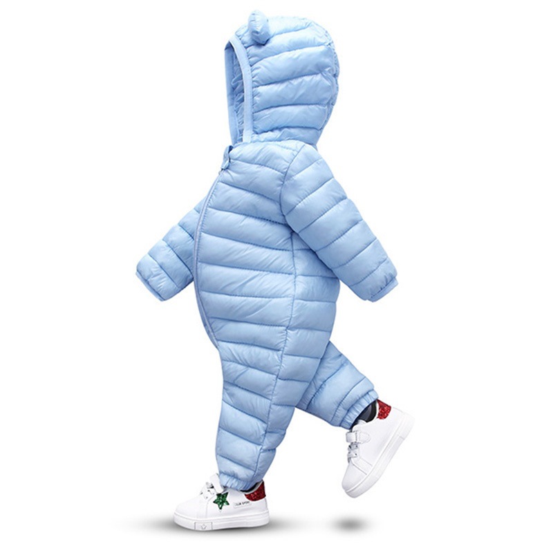 Recién nacido ligero abajo ropa de algodón acolchado 03612 meses bebé mono bebé niño ropa de algodón acolchado 1 año de edad mameluco