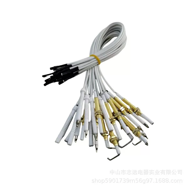 Gas stove high-voltage electronic ceramic ignition needle adjustable universal universal with wire ignition needle induction needle wholesale