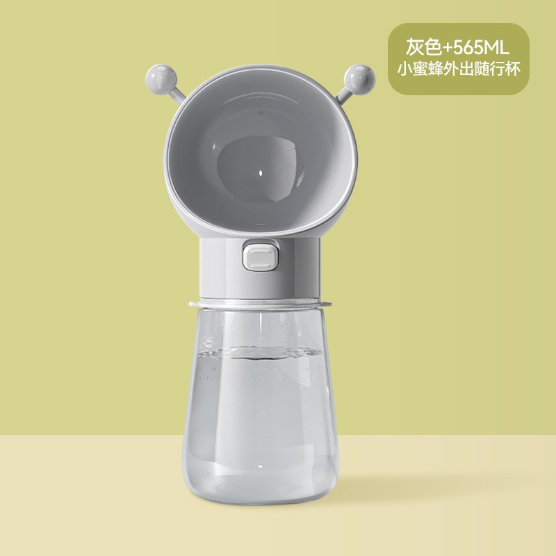 Perro salida taza de agua perro hervidor de agua portátil para caminar Taza perro caminando botella de agua para mascotas agua potable alimentación dispensador de agua suministros