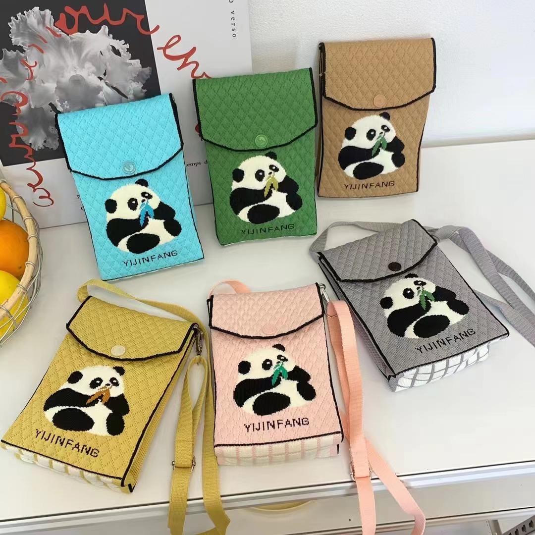 Small design cute knitted small bag