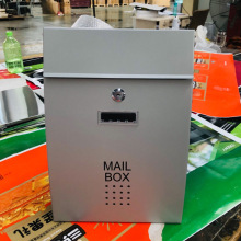 跨境信箱小号户外壁挂邮箱室外快递柜信报箱防雨防盗室外带锁