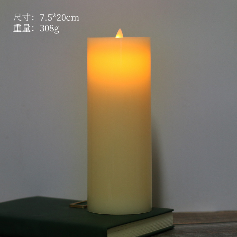 平口LED仿真电子蜡烛灯浪漫婚庆道具茶蜡布置装饰摇摆节日装饰|undefined
