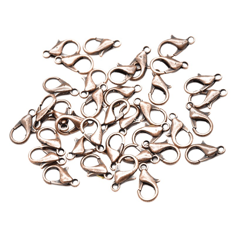 DIY accesorios de la joyería multi-color multi-tamaño aleación de zinc hebilla de langosta hebilla de conexión hebilla de la joyería suministro directo de fábrica