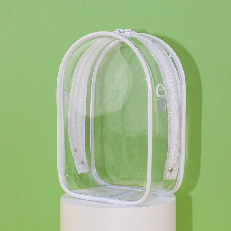 15.5cm square compartment—d buckle shoulder bag—white—naked bag