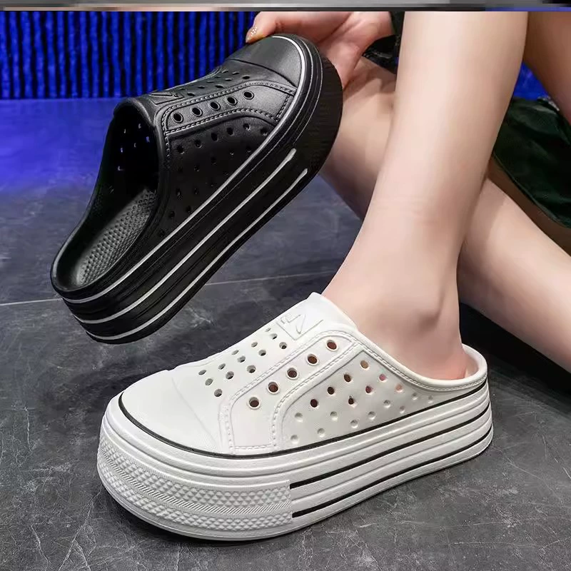 2025 новые модные пещерные туфли для женщин летом носить фекалии