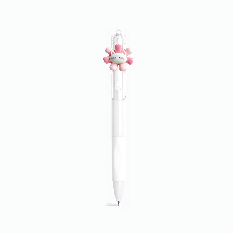 Bolígrafo de alto valor Hello Kitty Butter Bear Bolígrafo de góner Personalizado de alta calidad Bolígrafo de firma de corazón de niña estudiante