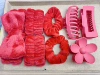 Headband, bracelet, hairgrip, set, 8 pieces