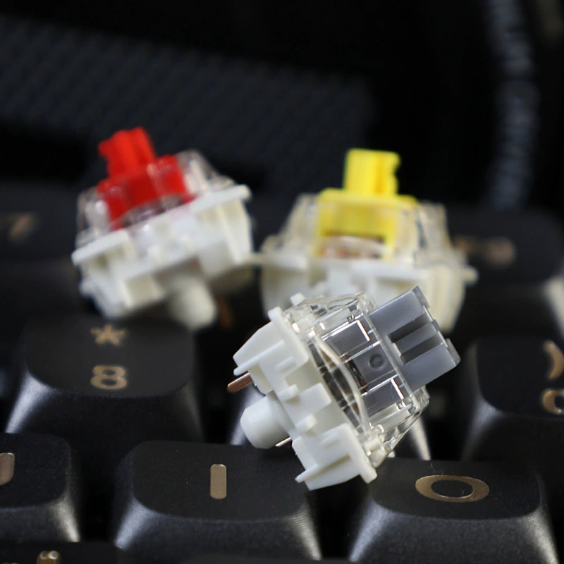 GATERON Jiadalong G pro3.0 стем механического клавиатурного переключателя, трёхслойные контакты, заводская доработка