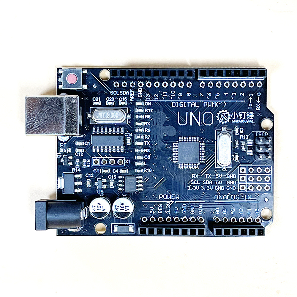008 小钉锤UNO开发板黑色带线SNAX2 开发板编程板R3 米思齐 智能