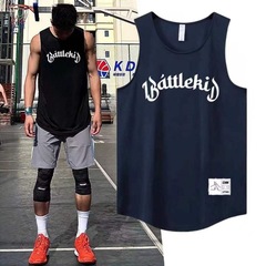 アメリカンバスケットボールベストトレーニング服男性速乾ノースリーブスポーツ上着夏の試合シュート服カジュアル服ユニフォーム