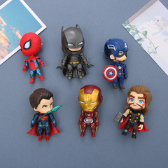 漫画漫威アベンジャーズの冷蔵庫は磁気を貼って緑の巨人のアメリカの隊長のアイアンマンのスパイダーマンを貼ります。