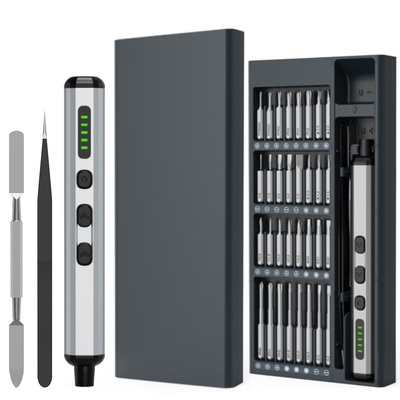 Temu Specializes in 68-in-1 Precision Screwdriver Tool Set Household Disassembly S2 Rechargeable Electric Screwdriver Bit