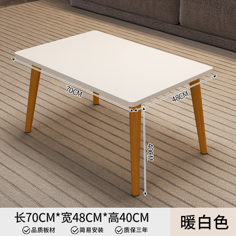[원목다리] 특대 웜화이트 70*48*40cm