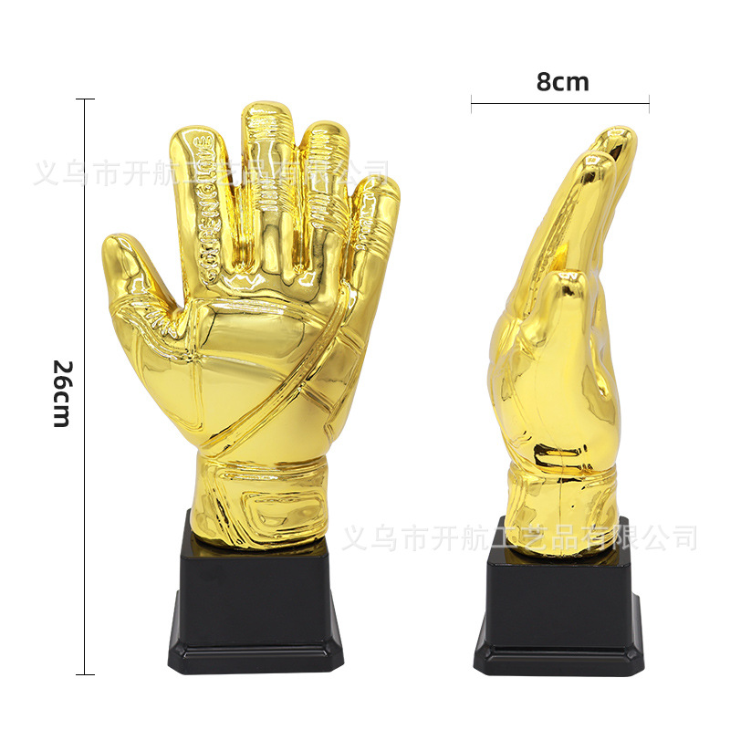 Guante de Oro de Fútbol Juegos Juegos Torneo de Fútbol Porteros Premios Defensivos Sobresalientes Recuerdo