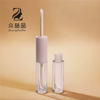 众喆品定制双头圆形唇釉唇泥彩遮瑕高光遮瑕空管 彩妆包材