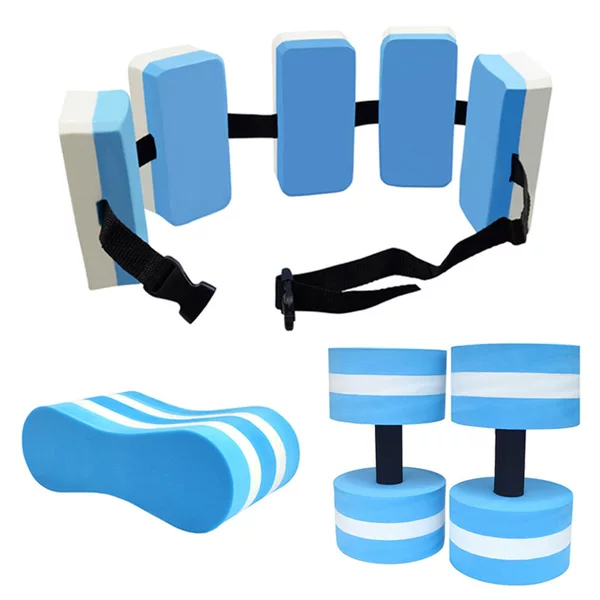 Children's Waist Floating Strip U-shaped Square Swimming Plate Clip Leg 8-shaped Plate Water Dumbbell Fitness Back Floating Belt Set