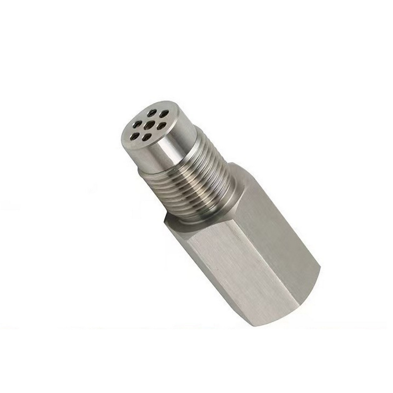 Cross-border wholesale of universal automotive modification accessories: stainless steel oxygen sensor filter extension connector M18*1.5