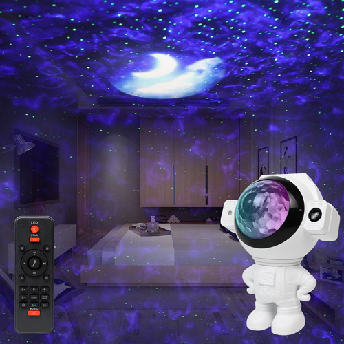 Astronaut Starlight Sleep Aids with Bluetooth Remote Speaker and USB Charging - Children's Party, Birthday Gift