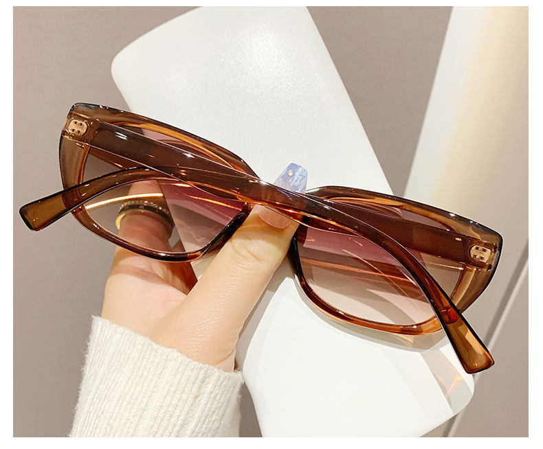 Simple Style Classic Style Color Block Pc Oval Frame Patchwork Full Frame Glasses display picture 1