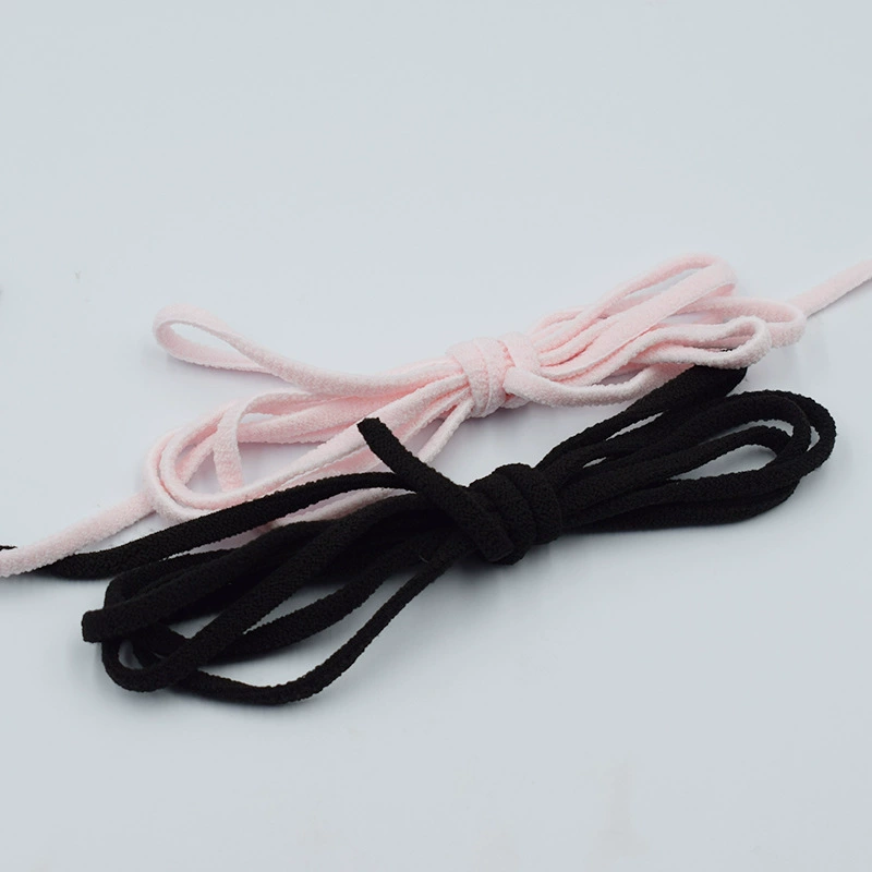 Bubble mask rope Spot 5mm flat surface color mask ears with bubble yarn hood