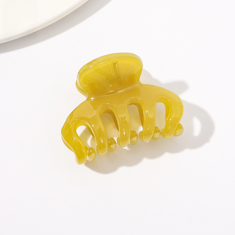 Qiyue Korean jelly small hairpin side clip back head updo hair clip small size bangs clip hair accessories headdress wholesale_voghion.com