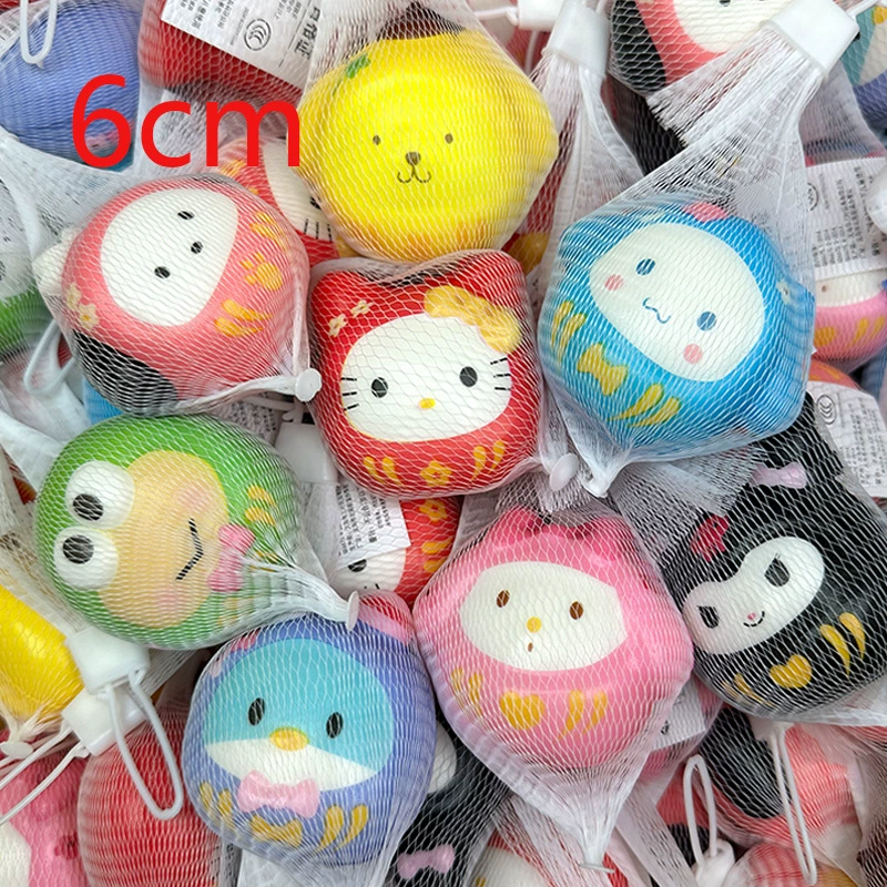 Плюшeвый мешок-игрушка в стиле Санрио — медленно восстанавливающиеся squishy-фигурки и слизь, 6–10 см