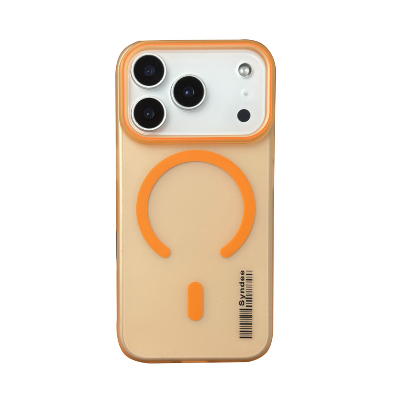 柔纱磁吸适用iPhone17pro手机壳磨砂透色苹果16pro肤感细磁保护套|undefined