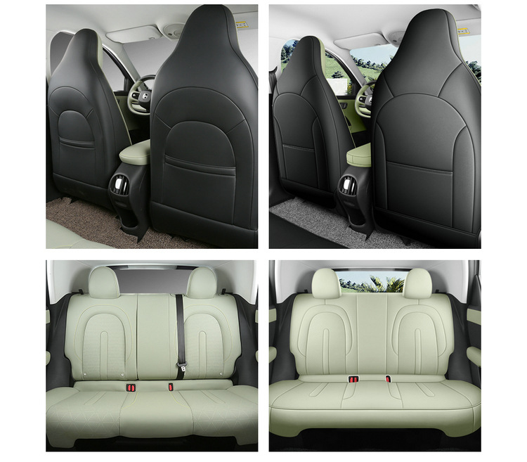 26 models of Chery QQ3EV new energy vehicles: full-coverage car seat covers, breathable perforated leather interior, and modified seat covers
