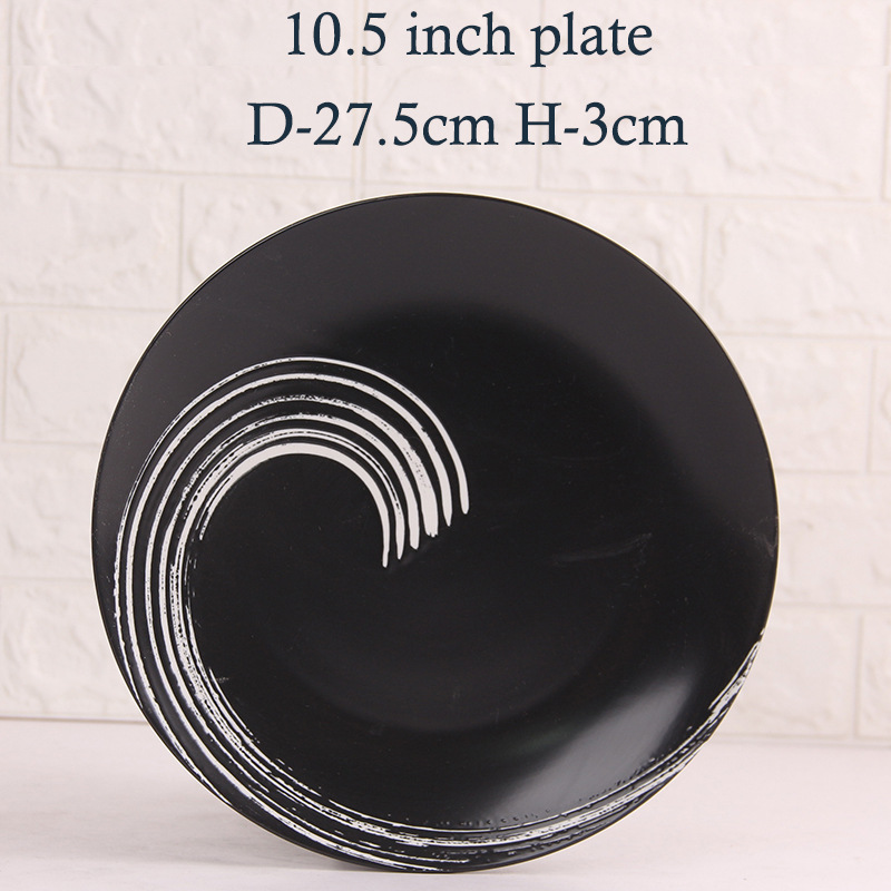 Vajilla de cerámica de estilo japonés moderno traje de vajilla de cerámica de comercio exterior japonés