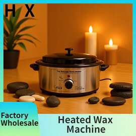 跨境热石机能量箱石加热锅火山石美容仪按摩石加热器养生厂家批发