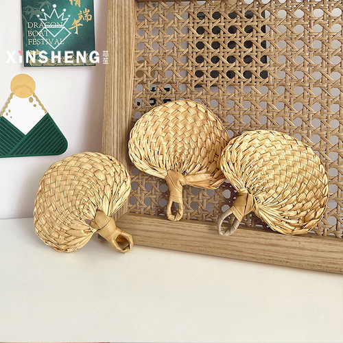 Xinyou retro wind grass fan pendant Dragon Boat Festival accessories sachet sachet floral packaging material handmade diy