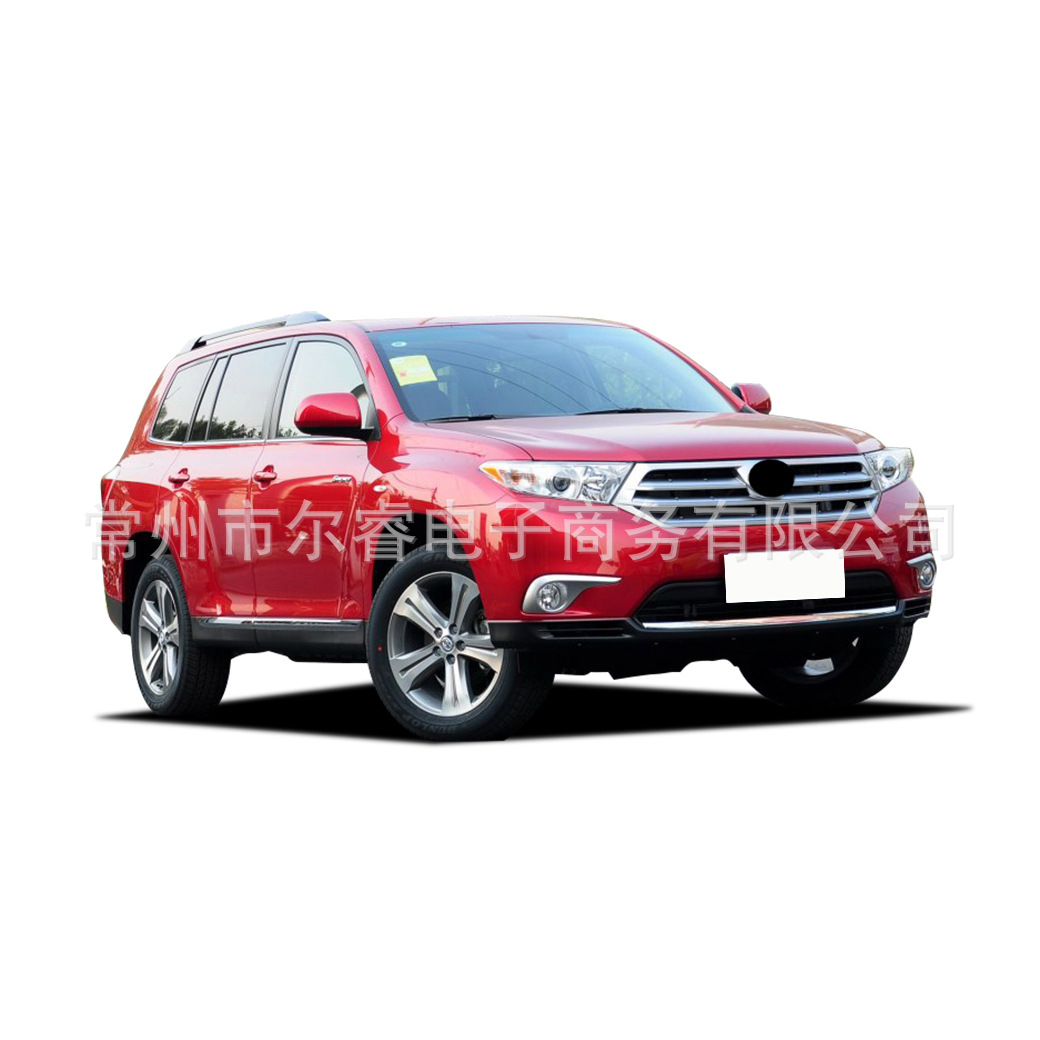 Suitable for Toyota Highlander Front and Rear Bumpers, 12-14 Model Highlander Front and Rear Bumper Surround with Paint