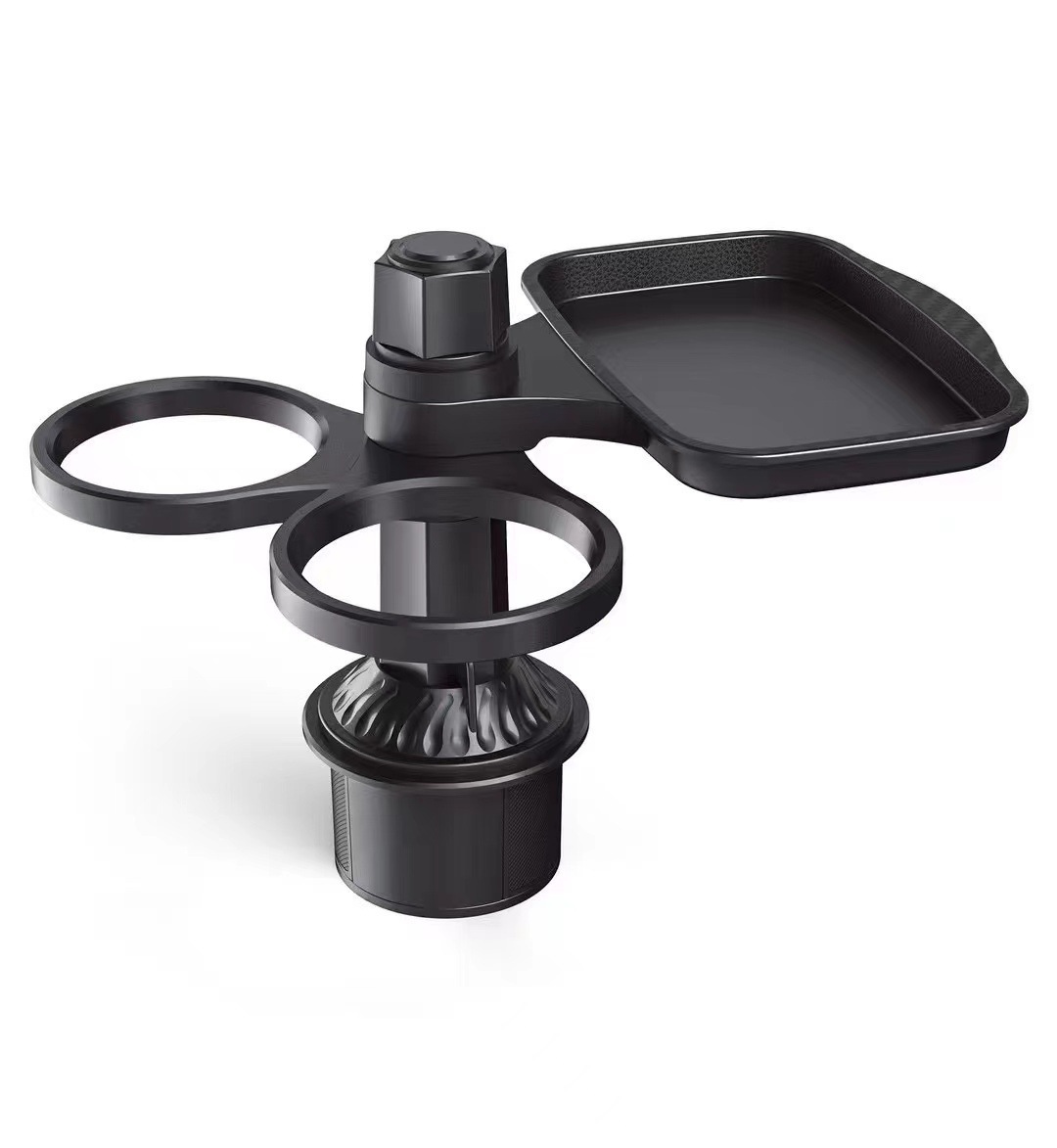 Car-mounted multifunctional cup holder, dining tray, portable small table for baseball fields, cup holder, simple tray for movie theaters