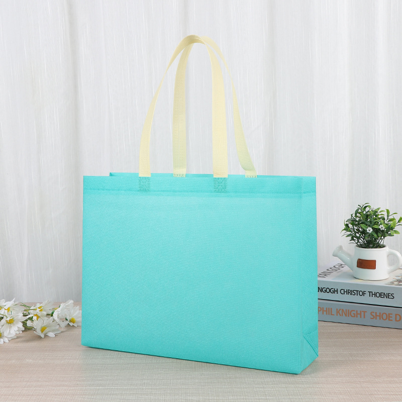 Bolsas de tela no tejida tiendas de souvenirs de viajes de madres y bebés en línea bolsa de compras de mano engrosada bolsa de mano image 2