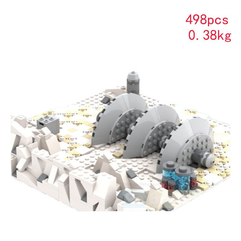 Cross-border Hot-selling In-stock MOC-175652 Small Particle Assembly Building Block Toy Defense Base Educational Model_voghion.com