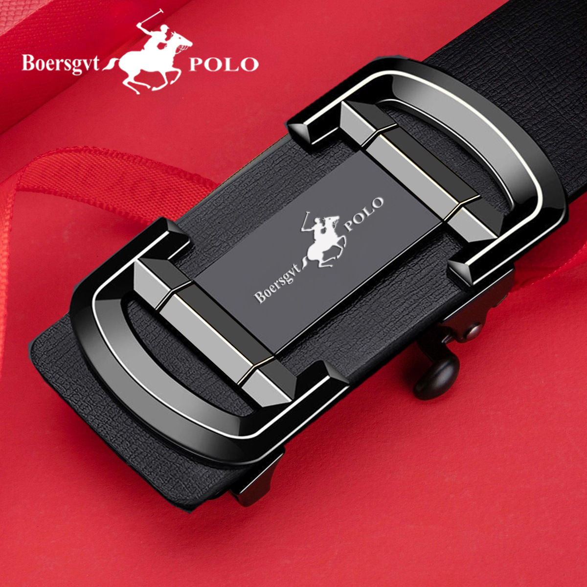 Authentic Paul men's belt automatic buckle new belt business comfortable versatile Korean style top-level pants belt