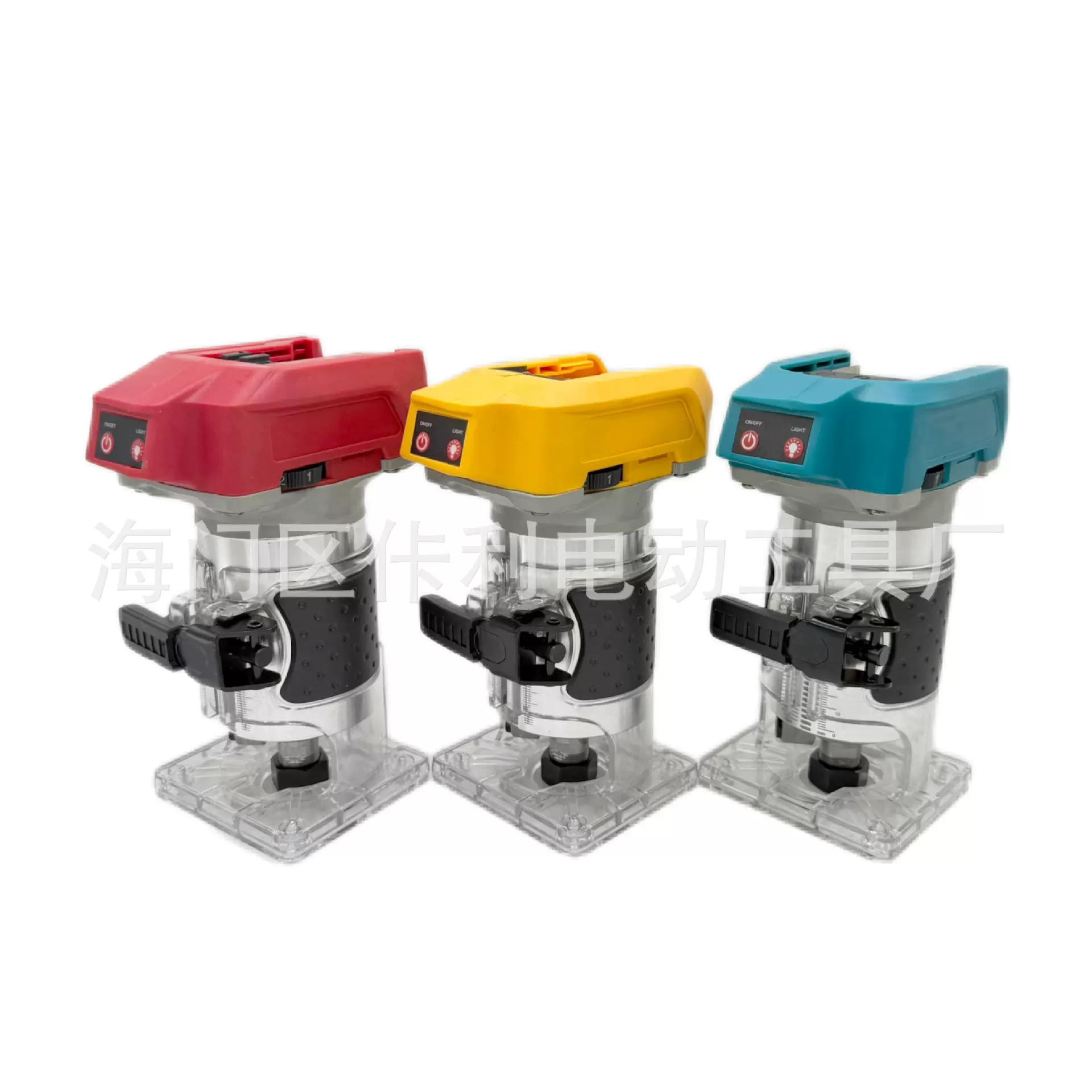 跨境外贸锂电无刷修边机充电式木工开槽开孔多功能雕刻机