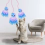 发声弹力悬挂新款逗猫棒