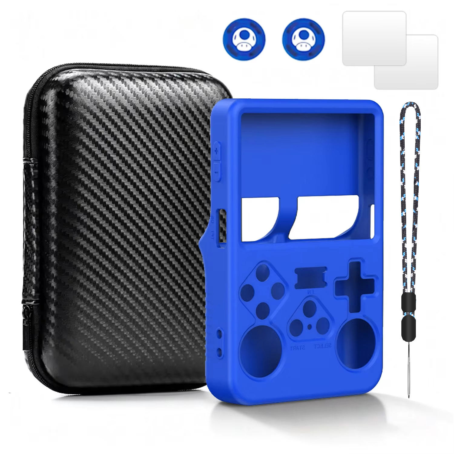 Bolsa de Almacenamiento Portátil para Consola R36S R35S R35Plus RGB20S XU10 de PU, Funda Protectora de Transporte