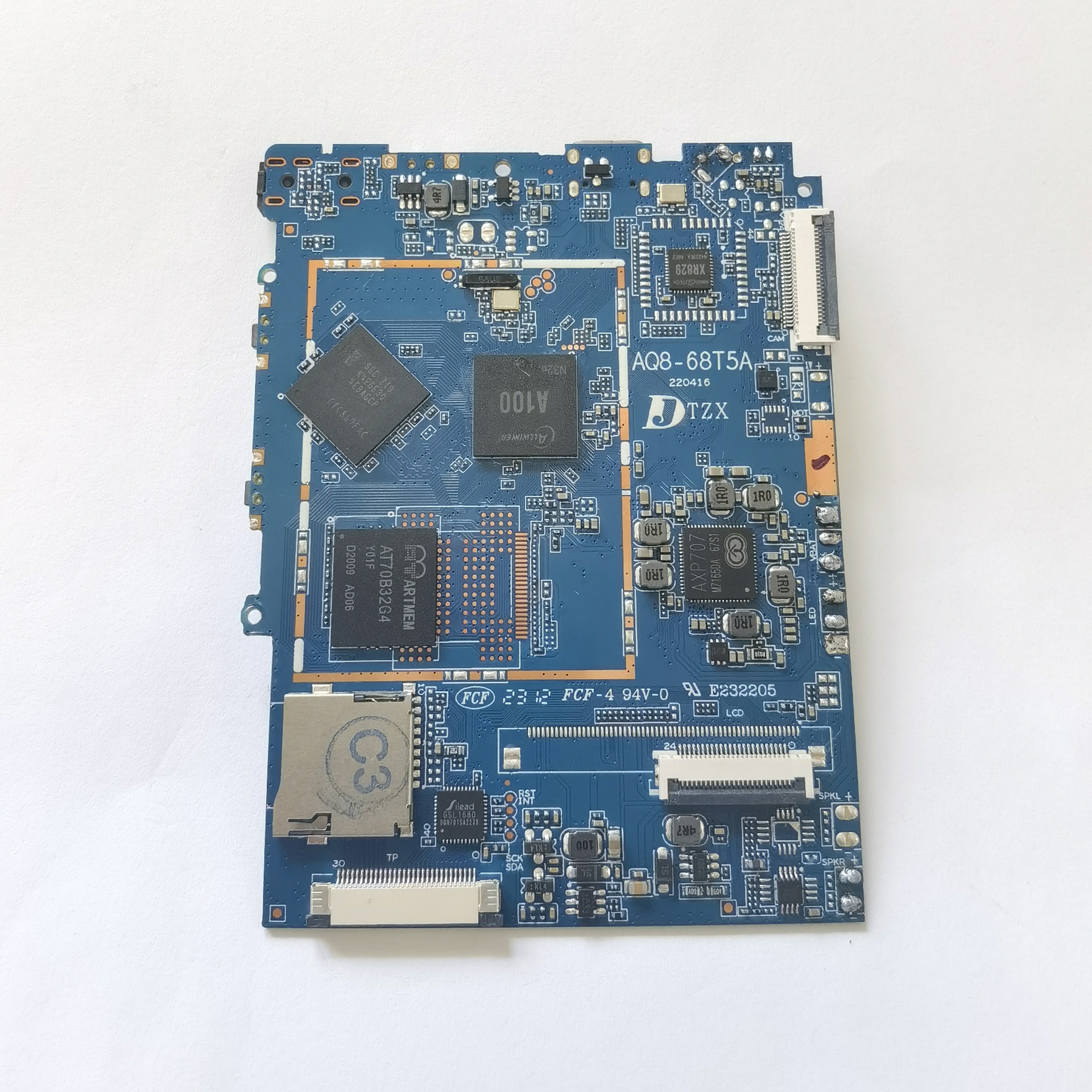 平板电脑 Q8外壳 全志主板 A100/133 AQ8-68T5A 1+16/2+32/4+64