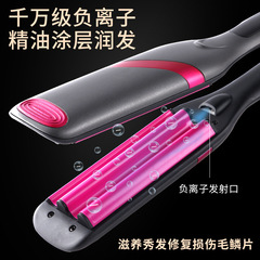 Cross-border new egg curling iron, egg curling tool, wave pattern hot plate curling iron, short wave wool egg roll